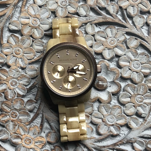 Michael Kors Accessories - Michael Kors Ladies Ritz Sand Mk5641 Watch